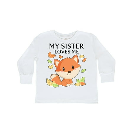 Inktastic My Sister Loves Me- little fox Gift Toddler Boy or Toddler Girl Long Sleeve T-Shirt
Inktastic My Sister Loves Me- little fox Gift Toddler Boy or Toddler Girl Long Sleeve T-Shirt