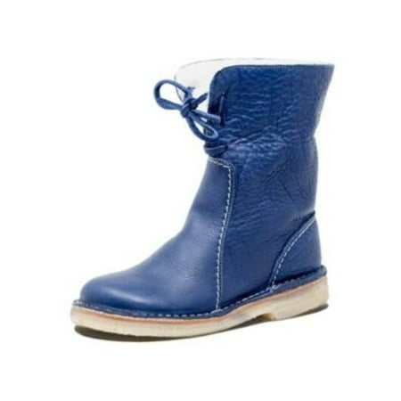 Fangasis Womens Winter Boot Faux Fur Warm Shoes Mid-Calf Snow Boots Women Walking Waterproof Plush Lined Blue US 6
Fangasis Womens Winter Boot Faux Fur Warm Shoes Mid-Calf Snow Boots Women Walking Waterproof Plush Lined Blue US 6