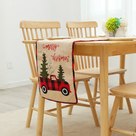 TureClos Xmas Table Runner Tear-Resistance Placemats Decorative Printed Tablecloth Living Room Scene Layout Year Household Ornament
TureClos Xmas Table Runner Tear-Resistance Placemats Decorative Printed Tablecloth Living Room Scene Layout Year Household Ornament