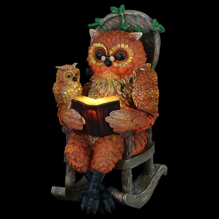 Exhart Exhart Solar Owl Reading a Story in a Rocking Chair 12 InchResin-Multi
Exhart Exhart Solar Owl Reading a Story in a Rocking Chair 12 InchResin-Multi