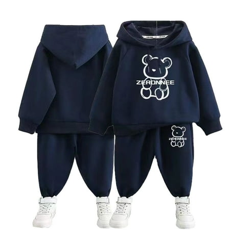 Godderr Kids Toddler Boys Sweatshirt Outfits Baby Hooded Sweatshirt + Pants 2PCS Outfits Set Comfortable Padded Warm Winter Clothes Suit for 1-10Y
Godderr Kids Toddler Boys Sweatshirt Outfits Baby Hooded Sweatshirt + Pants 2PCS Outfits Set Comfortable Padded Warm Winter Clothes Suit for 1-10Y