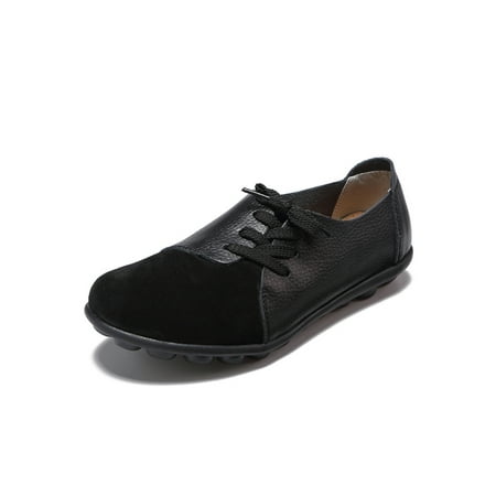 UKAP Ladies Walking Nonslip Round Toe Leather Shoe Driving Breathable Low Top Lightweight Flat Boat
UKAP Ladies Walking Nonslip Round Toe Leather Shoe Driving Breathable Low Top Lightweight Flat Boat