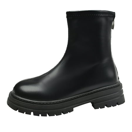 Fsqjgq Lace Boots for Women Fashion Women Artificial Leather Solid Color Autumn Thick Sole Square Heels Zipper Short Booties Round Toe Shoes Cute Womens Short Boots Black 40
Fsqjgq Lace Boots for Women Fashion Women Artificial Leather Solid Color Autumn Thick Sole Square Heels Zipper Short Booties Round Toe Shoes Cute Womens Short Boots Black 40