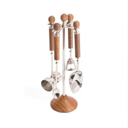 Go Home 21191 Stainless Steel Brass & Wood Straight Up Bar Tool Set - Brown & Silver 14.5 x 4.5 x 4.5 in.
Go Home 21191 Stainless Steel Brass & Wood Straight Up Bar Tool Set - Brown & Silver 14.5 x 4.5 x 4.5 in.
