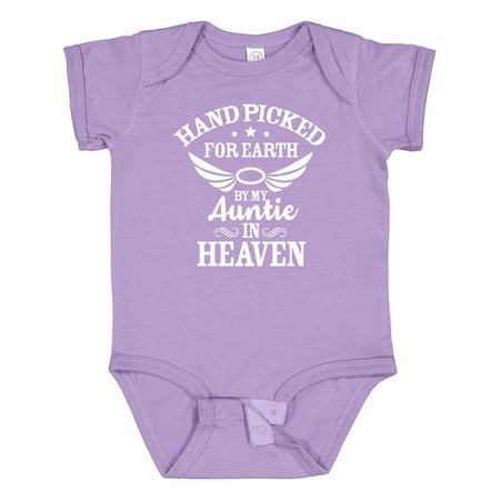 Inktastic Handpicked for Earth by My Auntie in Heaven with Angel Wings Gift Baby Boy or Baby Girl Bodysuit
Inktastic Handpicked for Earth by My Auntie in Heaven with Angel Wings Gift Baby Boy or Baby Girl Bodysuit