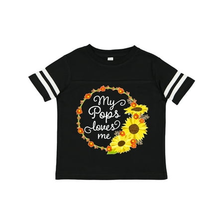Inktastic My Pops Loves Me with Sunflower Wreath Gift Toddler Boy or Toddler Girl T-Shirt
Inktastic My Pops Loves Me with Sunflower Wreath Gift Toddler Boy or Toddler Girl T-Shirt