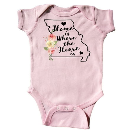 Inktastic Missouri Home is Where the Heart is with Watercolor Floral Gift Baby Boy or Baby Girl Bodysuit
Inktastic Missouri Home is Where the Heart is with Watercolor Floral Gift Baby Boy or Baby Girl Bodysuit