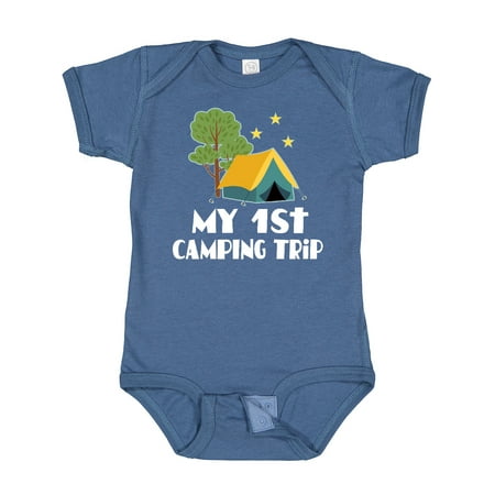 Inktastic My 1st Camping Trip Gift Baby Boy or Baby Girl Bodysuit
