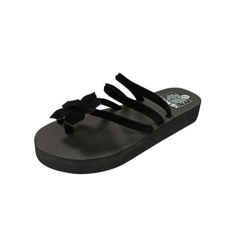 WANYNG Slippers For Women Ladies Bohemian Wedges Slippers Causal Beach Shoes Flip Flops Sandals Slippers Size 12 Women Wide Flip Flops for Women Size 11