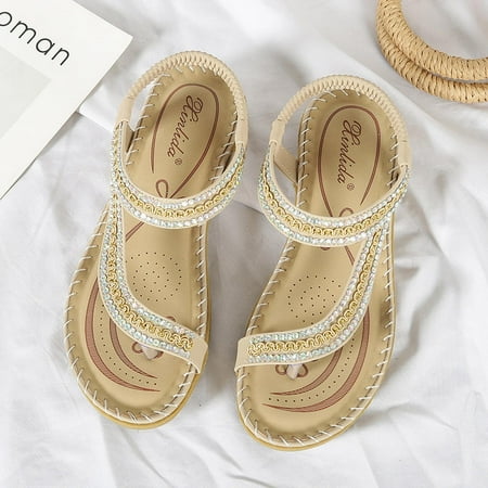Danhjin Women s Flat Sandals Women s Flip-Flops Toe lace Sandals flip-flops for Summer Beach Ocean Holiday- Summer Savings Clearance
Danhjin Women s Flat Sandals Women s Flip-Flops Toe lace Sandals flip-flops for Summer Beach Ocean Holiday- Summer Savings Clearance