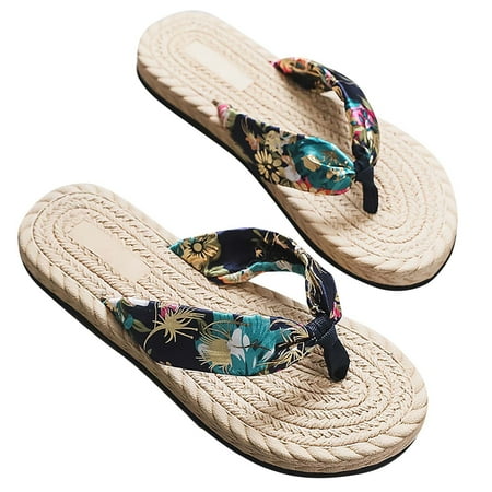 Babysbule Women s Slippers Clearance Summer Women s Fashion Flip Flops Bohemian Satin Cloth Slippers
Babysbule Women s Slippers Clearance Summer Women s Fashion Flip Flops Bohemian Satin Cloth Slippers