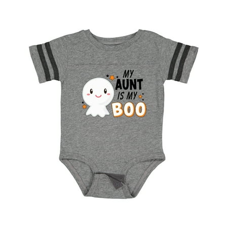 Inktastic My Aunt is My Boo with Cute Ghost Gift Baby Boy or Baby Girl Bodysuit