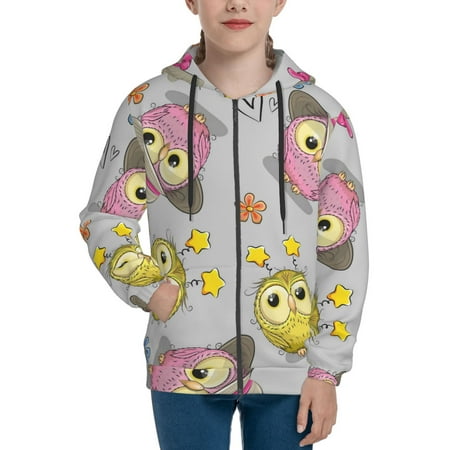 Hoodies for Women Cartoon Owls Long Sleeve Sweatshirt Drawstring Zip Up Hoodie with Pockets Teen Girl Clothes
Hoodies for Women Cartoon Owls Long Sleeve Sweatshirt Drawstring Zip Up Hoodie with Pockets Teen Girl Clothes