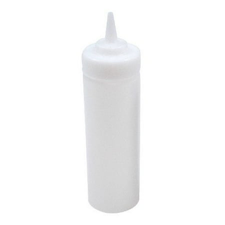 24 Pcs Tablecraft 11253CHD Plastic 12 Ounce High Density Wide Mouth Squeeze Bottle Each