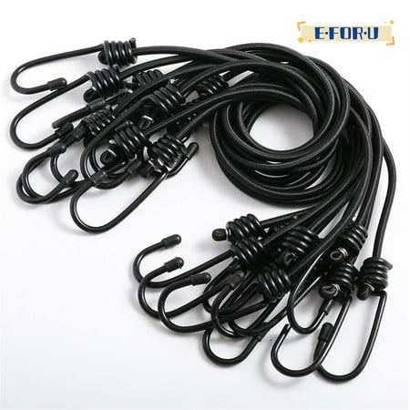 9 Pack Bungee Cords with Hooks Heavy Duty