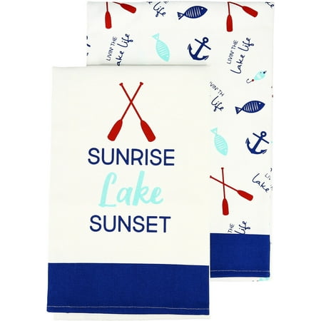 Lake - Tea Towel Gift Set (2 - 19.75 x 27.5 )