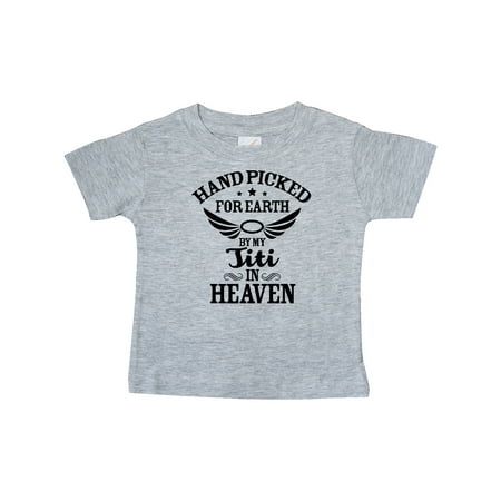 Inktastic Handpicked for Earth By My Titi in Heaven with Angel Wings Gift Baby Boy or Baby Girl T-Shirt
Inktastic Handpicked for Earth By My Titi in Heaven with Angel Wings Gift Baby Boy or Baby Girl T-Shirt