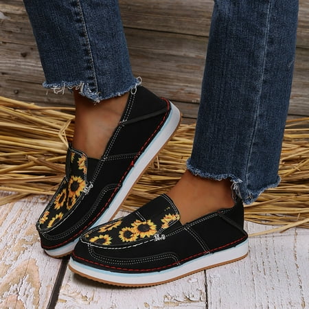 YTJX Women Breathable Leopard Print Flat Round Toe Comfortable Slip-On Casual Single Shoes
YTJX Women Breathable Leopard Print Flat Round Toe Comfortable Slip-On Casual Single Shoes