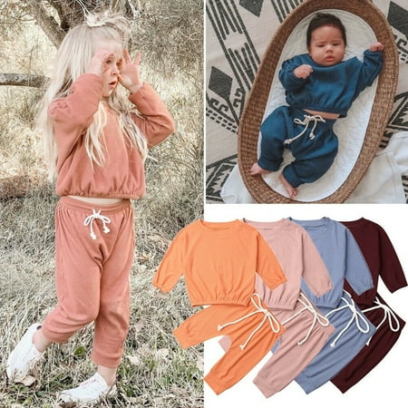 Toddler Baby Girl Boy Tracksuits Autumn Clothes Solid 2Pcs Pullover Shirt Lace-up Long Pants 2Pcs Kids Knitted Sets 0-24M
Toddler Baby Girl Boy Tracksuits Autumn Clothes Solid 2Pcs Pullover Shirt Lace-up Long Pants 2Pcs Kids Knitted Sets 0-24M