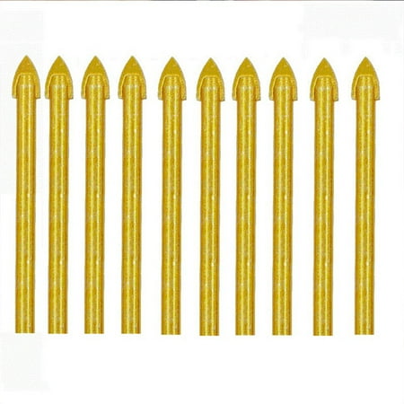 Goodhd 10Pcs 6mm Tip Glass Ceramic Tile Drill Bits Head Tungsten Carbide Drilling Bit
Goodhd 10Pcs 6mm Tip Glass Ceramic Tile Drill Bits Head Tungsten Carbide Drilling Bit