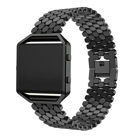 Watchband For Blaze With Crystal Look, Luxury Alloy Replacement Smartwatch Adjustable Wrist Strap