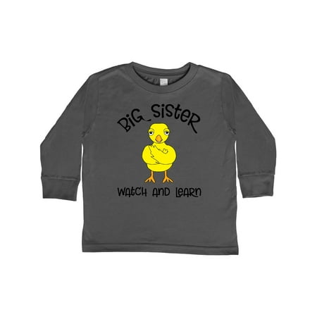Inktastic Big Sis Watch and Learn Gift Toddler Toddler Girl Long Sleeve T-Shirt
Inktastic Big Sis Watch and Learn Gift Toddler Toddler Girl Long Sleeve T-Shirt