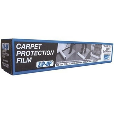 Zip-Up Products 1030580 3 x 200 ft. Carpet Protection Film 3 mil Clear