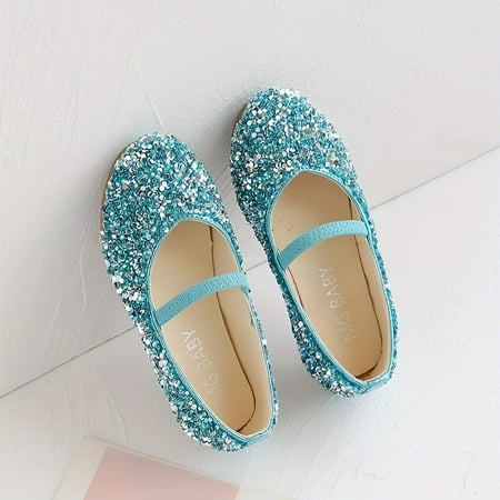 Sparkling Sequin Mary Jane Shoes for Girls - Lightweight Non-Slip Dress Shoes for Parties Performances and Vacations
Sparkling Sequin Mary Jane Shoes for Girls - Lightweight Non-Slip Dress Shoes for Parties Performances and Vacations