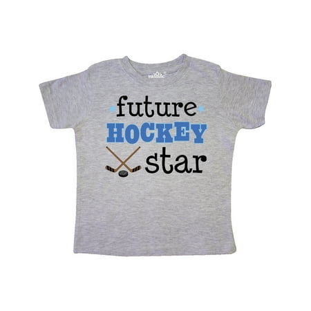 Inktastic Future Hockey Star sports Gift Toddler Boy or Toddler Girl T-Shirt