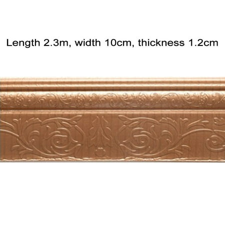 Ameiqe 3D Pattern Adhesive Corner Line Stickers Peel and Stick Trimmable DIY Skirting Waterproof Soft Foam Ceiling Wall Border(Coppery)
Ameiqe 3D Pattern Adhesive Corner Line Stickers Peel and Stick Trimmable DIY Skirting Waterproof Soft Foam Ceiling Wall Border(Coppery)