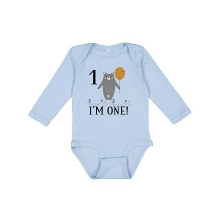 Inktastic 1st Birthday Woodland Bear 1 Year Old Gift Baby Boy or Baby Girl Long Sleeve Bodysuit 
Inktastic 1st Birthday Woodland Bear 1 Year Old Gift Baby Boy or Baby Girl Long Sleeve Bodysuit