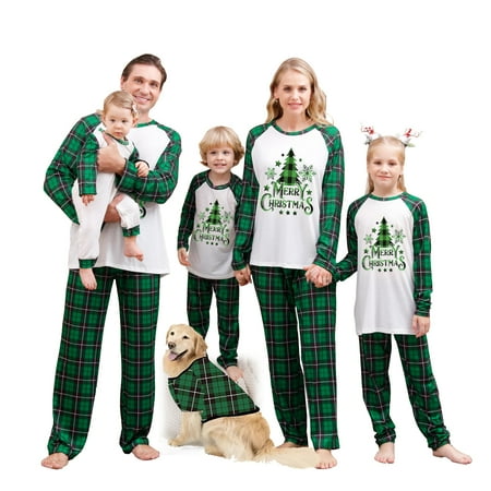 Christmas Family Pajamas Matching Sets Xmas Holiday Sleepwear Jammies Long Sleeve PJs Xmas Matching Pjs for Adults Kids
Christmas Family Pajamas Matching Sets Xmas Holiday Sleepwear Jammies Long Sleeve PJs Xmas Matching Pjs for Adults Kids
