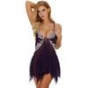 LACOZY Women Backless Lingerie Lace Sex Cami See Through 2 Set