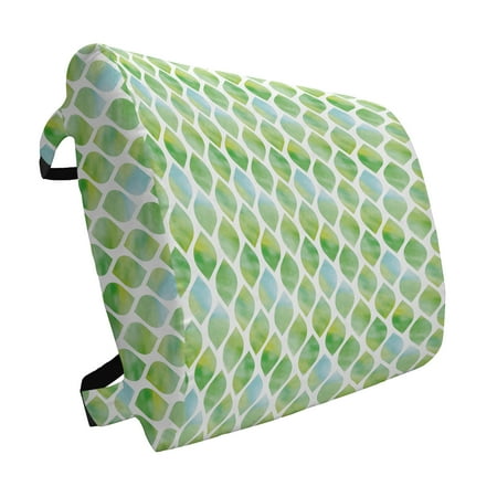 Watercolor Lumbar Pillow Graphical Print of Shapes in Color Transitions Soft Back Cushion for Office Chairs with Adjustable Straps 14 x 13 Fern Green Blue by Ambesonne
Watercolor Lumbar Pillow Graphical Print of Shapes in Color Transitions Soft Back Cushion for Office Chairs with Adjustable Straps 14 x 13 Fern Green Blue by Ambesonne