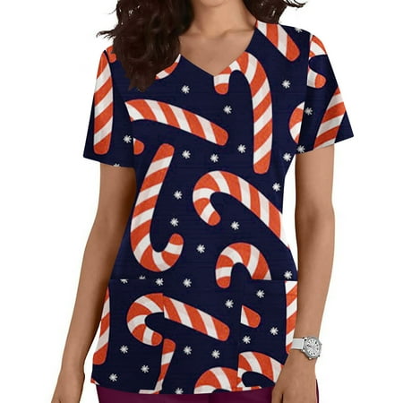TMOYZQ Christmas Scrubs for Women Womens Gnome Elf Print Professional Scrubs Tops Short Sleeve V Neck Nursing Workwear Tunic Working Uniform Medical Blouse with Pockets
TMOYZQ Christmas Scrubs for Women Womens Gnome Elf Print Professional Scrubs Tops Short Sleeve V Neck Nursing Workwear Tunic Working Uniform Medical Blouse with Pockets
