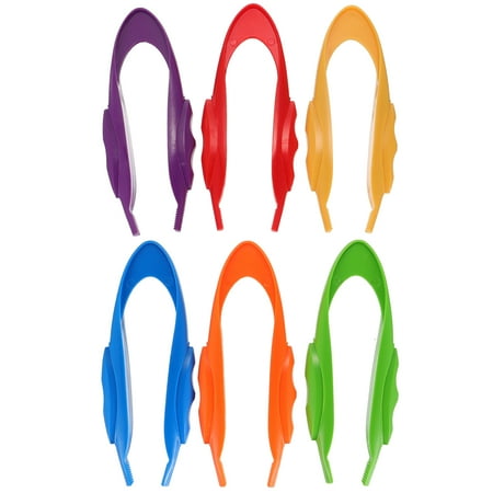 6pcs Children Plastic Tweezer Toys Kindergarten Educational Experiments Tools