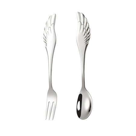 Cutlery Set Travel Cutlery Set Including Fork Spoon Portable Stainless Steel Suitable for Restaurants and Banquets Silver Gray 1
Cutlery Set Travel Cutlery Set Including Fork Spoon Portable Stainless Steel Suitable for Restaurants and Banquets Silver Gray 1