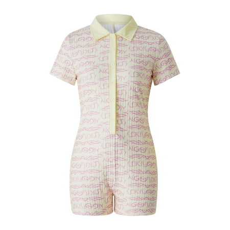 Nokpsedcb Women Short Sleeve Bodycon Jumpsuit Knitted Buttons One Piece Rompers Pajama Overall Playsuit Light Yellow M
Nokpsedcb Women Short Sleeve Bodycon Jumpsuit Knitted Buttons One Piece Rompers Pajama Overall Playsuit Light Yellow M