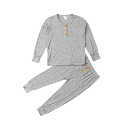 Toddler Kids Boys Girls Tops T-shirt Long Pants Pajamas Set Autumn Winter Cotton Sleepwear 2-6T
Toddler Kids Boys Girls Tops T-shirt Long Pants Pajamas Set Autumn Winter Cotton Sleepwear 2-6T
