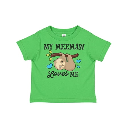 Inktastic My Meemaw Loves Me with Sloth and Hearts Gift Toddler Boy or Toddler Girl T-Shirt
Inktastic My Meemaw Loves Me with Sloth and Hearts Gift Toddler Boy or Toddler Girl T-Shirt