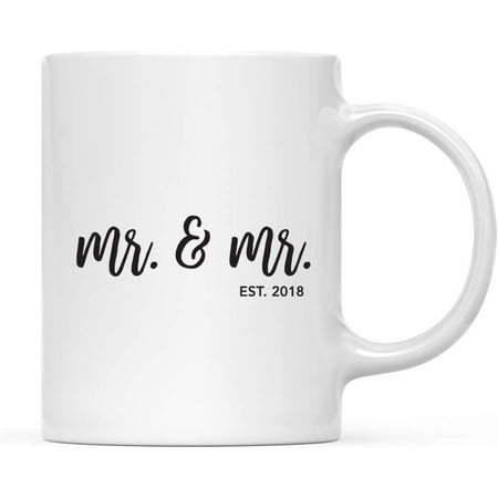 CTDream Personalized 11oz. Gay Wedding Bachelor Party Coffee Mug Gift Mr. & Mr. Est. 2022 1-Pack Custom Year Christmas Birthday Gift Ideas
CTDream Personalized 11oz. Gay Wedding Bachelor Party Coffee Mug Gift Mr. & Mr. Est. 2022 1-Pack Custom Year Christmas Birthday Gift Ideas