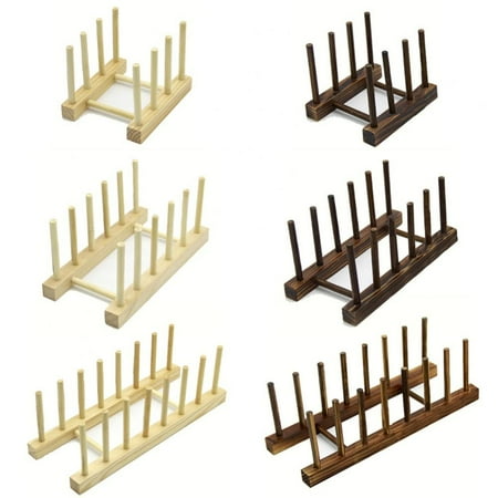 4/6/8 Slot Bamboo Wooden Dish Rack Plate Holder For Kitchen Dish Plate Bowl Cup Pot Lid Cutting Board
4/6/8 Slot Bamboo Wooden Dish Rack Plate Holder For Kitchen Dish Plate Bowl Cup Pot Lid Cutting Board