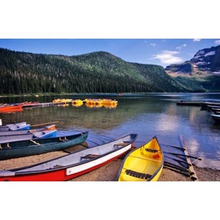 Cameron Creek Wateron Lakes National Park Alberta Canada Canvas Art - Chuck Haney DanitaDelimont (36 x 24)