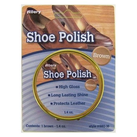 Allary Brown Shoe Polish Model #980-16