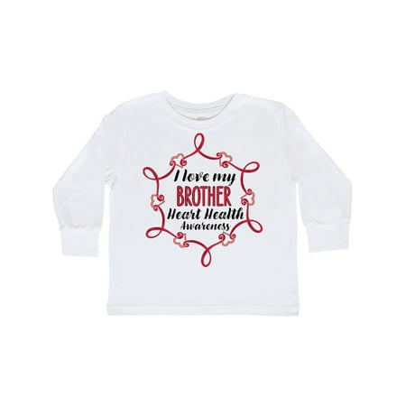 Inktastic I Love My Brother Heart Health Awareness Gift Toddler Boy or Toddler Girl Long Sleeve T-Shirt
Inktastic I Love My Brother Heart Health Awareness Gift Toddler Boy or Toddler Girl Long Sleeve T-Shirt