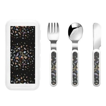 Kdxio Butterfly1 Toddler Utensils Set - Kids Silverware Set Set Kids Utensils Set with Case for Preschooler Children
Kdxio Butterfly1 Toddler Utensils Set - Kids Silverware Set Set Kids Utensils Set with Case for Preschooler Children