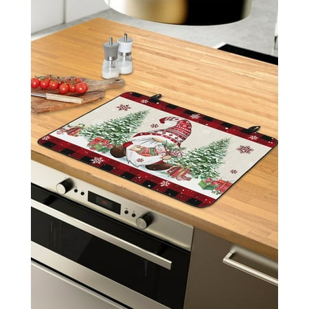 Christmas Gnomes Stove Top Covers for Electric Stove Heat Insulation Fireproof Glass Cooktop Cover Counter Top Glass Stove Cover for Prevent Scratches 31 x24 Xmas Tree Snowflake Black Red Plaid
Christmas Gnomes Stove Top Covers for Electric Stove Heat Insulation Fireproof Glass Cooktop Cover Counter Top Glass Stove Cover for Prevent Scratches 31 x24 Xmas Tree Snowflake Black Red Plaid
