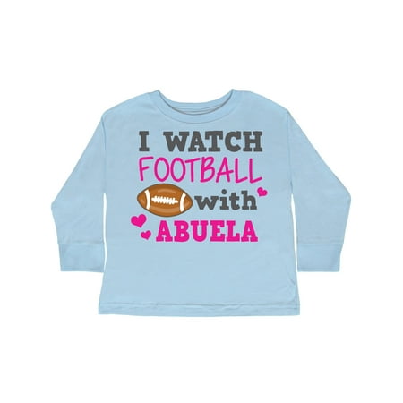 Inktastic I Watch Football with My Abuela Gift Toddler Toddler Girl Long Sleeve T-Shirt
Inktastic I Watch Football with My Abuela Gift Toddler Toddler Girl Long Sleeve T-Shirt