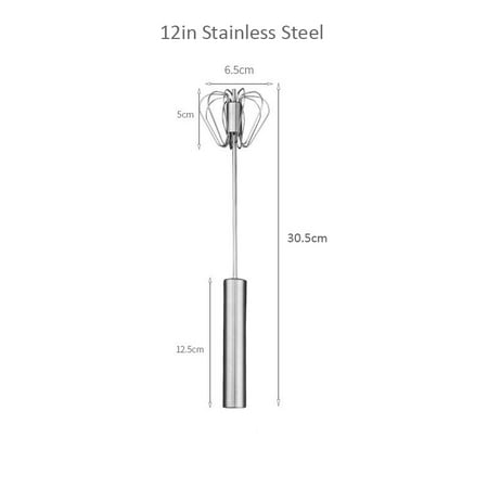 Semi-automatic Egg Beater 304 Stainless Steel Egg Whisk Manual Hand Mixer Self Turning Egg Stirrer Kitchen Accessories Egg Tools
Semi-automatic Egg Beater 304 Stainless Steel Egg Whisk Manual Hand Mixer Self Turning Egg Stirrer Kitchen Accessories Egg Tools