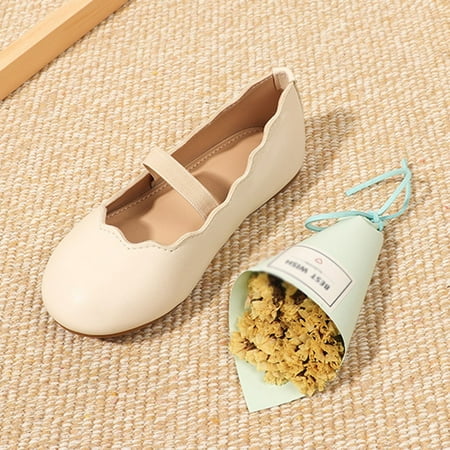kpoplk Baby Dress Shoes Children Shoes Leather Single Shoes Simple Wave Elastic Belt Children Dance Shoes Baby Sandals Girl(Beige)
kpoplk Baby Dress Shoes Children Shoes Leather Single Shoes Simple Wave Elastic Belt Children Dance Shoes Baby Sandals Girl(Beige)